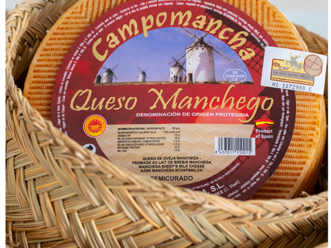 Manchego Cheese -Semi Cured 1 Kg