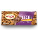 Milk Chocolate with Mediterranean Almonds. 250g - Valor Spain