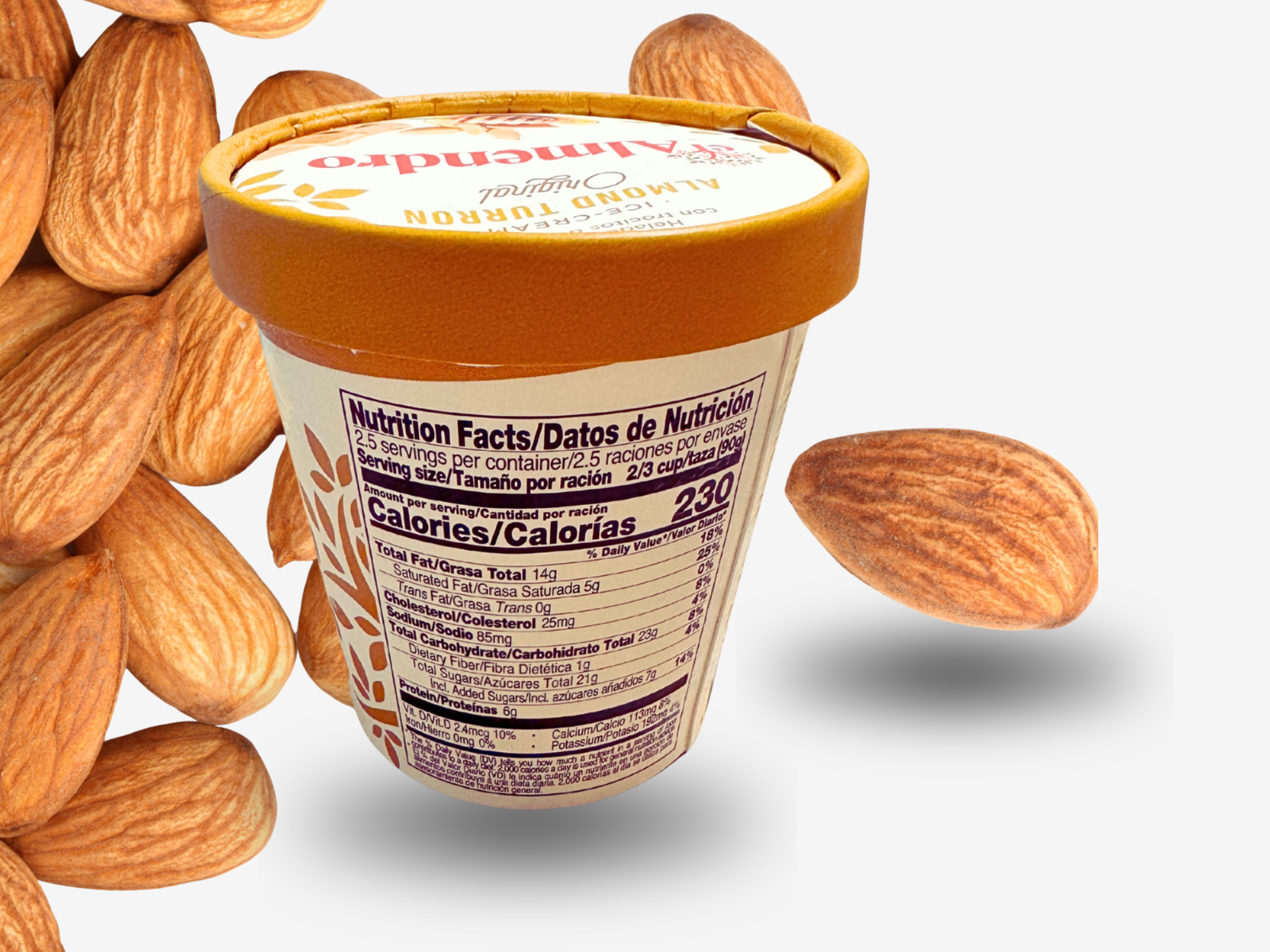 Ice Cream – Almond Turrón